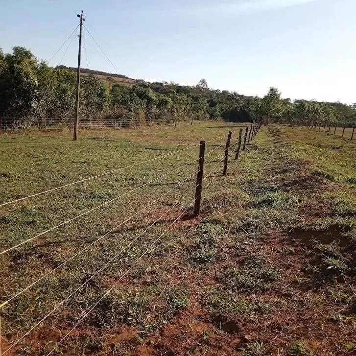 Construção de cerca de arame liso - foto 6